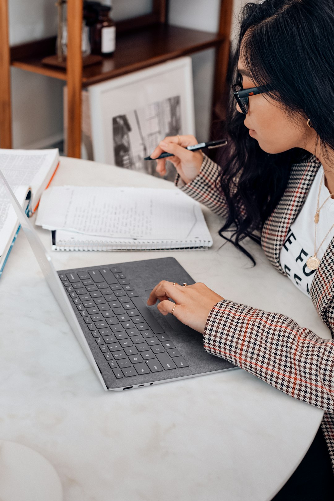 Microsoft Surface Platinum Laptop 

Shot by : Christiann Koepke